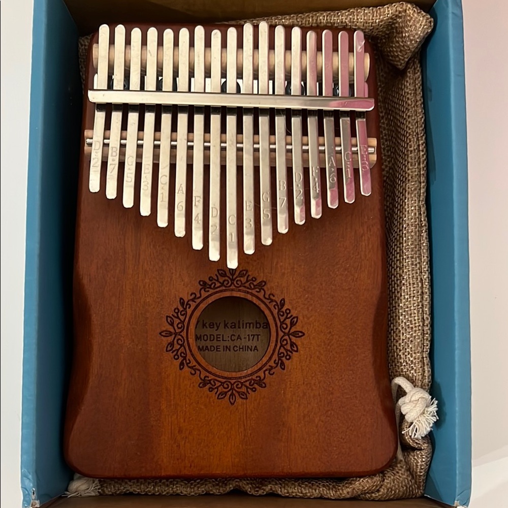 Kalimba Musical Instrument with Box
